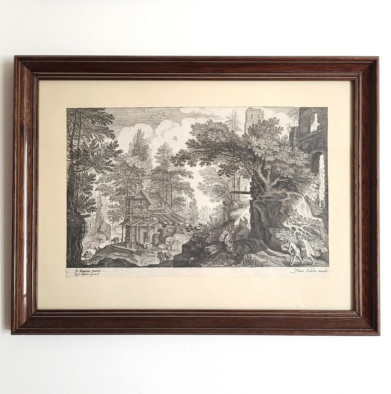 Paysage de forêt. Pieter Stevens II, Aegidius Sadeler II et Marco Sadeler