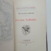 Les quarts d'heure d'un joyeux solitaire. Abbé de la Marre