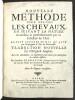 Nouvelle methode pour dresser les chevaux. W. de Newcastle