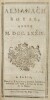 Almanach royal, ann&eacute;e 1774. 