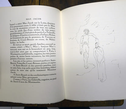 MAX JACOB, Poète, peintre, mystique et homme de qualité.. SALMON, André