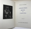 Aphorismes, Menus & Variétés. Gravures orginales à la manière noire de Mario Avati. Paris, Les Francs Bibliophiles, 1961.. [AVATI.] BRILLAT-SAVARIN ...