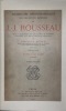 Recherches bibliographiques sur les oeuvres imprimées de J. -J. Rousseau, suivies de l'inventaire des papiers de Rousseau conservés a la bibliothèque ...
