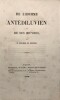 De l'homme antédiluvien et de ses œuvres. Paris, Jung-Treuttel, Dumoulin, Derache, Didron, 1861.. BOUCHER DE PERTHES (Jacques).