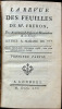 La Revue Des feuilles de Mr. Freron, Des Académies d'Angers, de Montauban et de Nancy. Lettres à Madame De ***. Londres, s.n., 1756.. [LE PRÉVOST ...