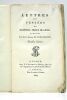 Lettres et pensées, publiées par Mad. La Baronne De Staël Holstein. Seconde édition.. LIGNE ( Prince de).