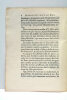 Harangue faite au Roy à Versailles le 19 mars 1710.. NOAILLES (Monseigneur le Cardinal de).