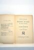 Réactions de la matière vivante et non vivante. Traduit par Edouard Monod-Herzen.. BOSE (Sir Jagadis Chunder).