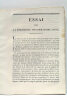 Essai sur la Pneumonie inflammatoire aiguë, suivi d'un mot sur la source essentielle de l'Histérie.. MANDEVILLE (André).