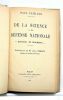 De la science à la défense nationale. Discours et fragments. Préambule de M. Jean Perrin, Membre de l'Institut, Prix Nobel.. PAINLEVE (Paul).