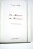 Les mémoires du Bordeaux. Aquarelles originales de l'auteur.. RENOY (Charles).