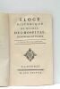 Eloge historique de Michel de l'Hospital, Chancelier de France.. [ GUIBERT (Jacques-Antoine-Hippolyte de) ].