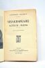 Shakespeare. Acteur - Poète. Avec une gravure hors texte. 6e édition.. CHAMBRUN (Longworth).