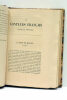 Chefs-d'Oeuvre des conteurs français avant La Fontaine. 1050-1650.  Avec une introduction des notes historiques et littéraires et un index.. LOUANDRE ...