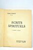 Ecrits spirituels. 7e édition-30e mille.. LYONNET (Pierre S. J. ).