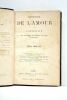Histoire de l'amour dans l'antiquité, chez les hébreux, les orientaux, les grecs et les romains.. MONCAUT (Cénac).