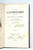 Le père Lacordaire des frères prêcheurs. Etude historique et biographique. Seconde édition, considerablement augmentée.. MONTROND (Maxime De).