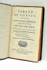 Fables et Contes, dédiés à son Altesse impériale Monseigneur le Grand Duc de toutes les Russies, etc. etc.. [ LA FERMIERE (Franz-Hermann) ].