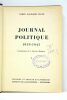 Journal politique. 1939 - 1943. Introduction de s. Stelling-Michaud.. GALEAZZO CIANO (Comte).