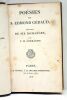 Poésies. Suivies de six romances, par P. M. Lorrando.. GERAUD (S. Edmond)