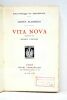 Vita nova. Traduite par Henry Cochin.. ALIGHIERI (Dante).