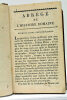 ABREGE de l'histoire romaine à l'usage des élèves de l'école militaire, faisant partie du cours d'études. Septième édition, augmentée.. 