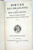 Moeurs des israélites et des chrétiens. Edition stéréotype de Mame.. FLEURY (Claude Abbé).