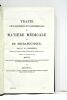 Traité philosophique et expérimental de matière médicale et de thérapeutique. Traduit de l'italien par MM. Mojon et Rognetta.. GIACOMINI (G.A.).