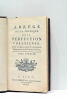 ABRÉGÉ DE LA PRATIQUE DE LA PERFECTION CHRÉTIENNE. Tiré des Oeuvres du R.P. Alphonse Rodriguez, de la Compagnie de Jésus.. 