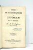 Défense du Christianisme ou Conférences sur la réligion.. FRAYSSINOUS (D).