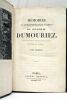 Mémoires et Correspondance inédits. Publiés sur les manuscrits autographes déposés chez l'éditeur et précédés d'un fac-simile.. DUMOURIEZ ...