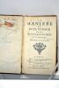 La Manière de bien penser dans les ouvrages d'esprit. Dialogues. Nouvelle édition.. [ BOUHOURS (Dominique) ].