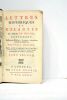 Lettres historiques et galantes contenant différentes histoires, aventures et anecdotes curieuses et singulaires. Nouvelle édition revue, corrigée et ...