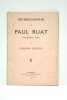 Bio-bibliographie de Paul Ruat.. LEFEVRE (Edmond).