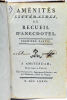 Aménités Littéraires, et Recueil d'Anecdotes.. [ CHOMEL (Antoine-Angélique) ].