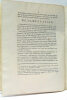 Essai sur l'amputation des membres. Tribut académique, présenté à la Faculté de Montpellier et publiquement soutenu le 6 août 1821.. GAILLARD ...