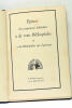 E´pitres d'un imprimeur bibliolatre a de vrais bibliophiles et a des bibliophiles qui s'ignorent, et les Regles qui conditionnent le beau livre ...