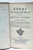 Essai Historique et Moral sur l'Education Françoise.. BURY (Richard de).