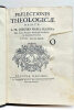 Praelectiones Theologicae Habitae.. PLATINA (Gioseffo Maria).