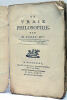 La Vraie Philosophie. Par l'Abbé M***.. [ MONESTRIER (Blaise) ].