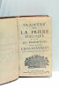 Traittez sur la Priere Publique, et sur les dispositions pour offrir les SS Mysteres, et y participer avec fruit.. DUGUET (Jacques Joseph).