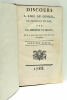 Discours a lire au Conseil, en présence du Roi, par un Ministre Patriote, sur le Projet d'accorder l'État Civil au Protestants.. BONNAUD (Jacques ...