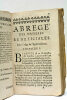 Abrégé des matières bénéficiales selon l'usage de l'église gallicane avec quantité de modèles d'expédition en Cour de Rome & autres matières ...