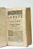 La rete di vulcano. Libro Quattre.  RELIÉ AVEC (à la suite): 2). (du même). L'Anima. Ultima Impressione. In Villafranca, 1660. 3). (du même). Dell' ...