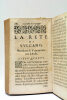 La rete di vulcano. Libro Quattre.  RELIÉ AVEC (à la suite): 2). (du même). L'Anima. Ultima Impressione. In Villafranca, 1660. 3). (du même). Dell' ...