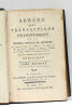 1) Abrégé des transactions philosophiques de la Société Royale de Londres. Ouvrage traduit de l'Anglois, & redige par M. Gibelin. Avec des planches en ...