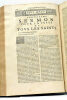 Les Oeuvres. Tome 2.  RELIÉ AVEC (à la suite):  2: Sermons du bien-heureux Francois de Salles, evesque et Prince de Geneve.. SALES ( Saint François de ...