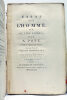 Essai de Traduction Littérale et Énergique. Aux dépens de l'Auteur.. SAINT-SIMON (Maximilien Henri, Marquis de).