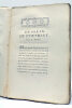 Essai de Traduction Littérale et Énergique. Aux dépens de l'Auteur.. SAINT-SIMON (Maximilien Henri, Marquis de).