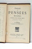 Pages et pensées morales extraites des auteurs grecs recueillies et anotées par A. Puech.. PUECH (A.).